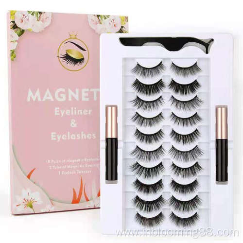 Vendor Luxury Mink Magnetic Mink Eyelashes With Eyeliner